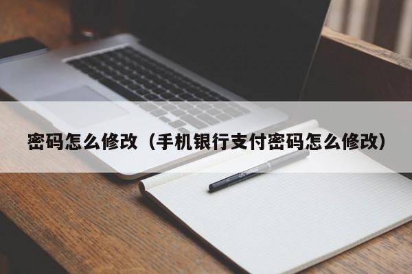 密码怎么修改（手机银行支付密码怎么修改）
