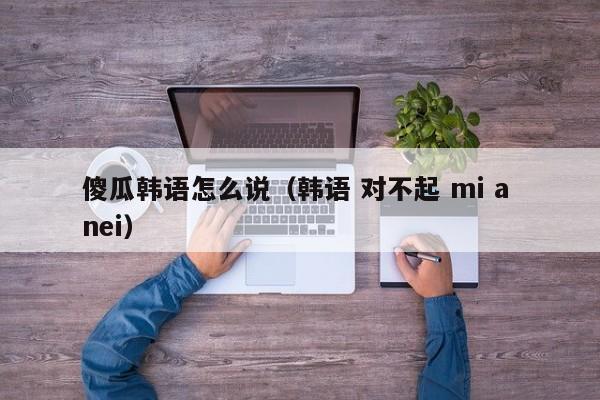 傻瓜韩语怎么说（韩语 对不起 mi a nei）