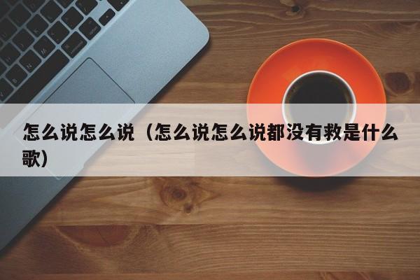 怎么说怎么说（怎么说怎么说都没有救是什么歌）