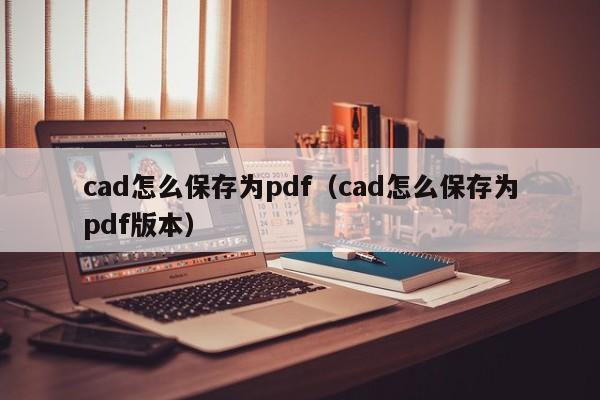 cad怎么保存为pdf（cad怎么保存为pdf版本）