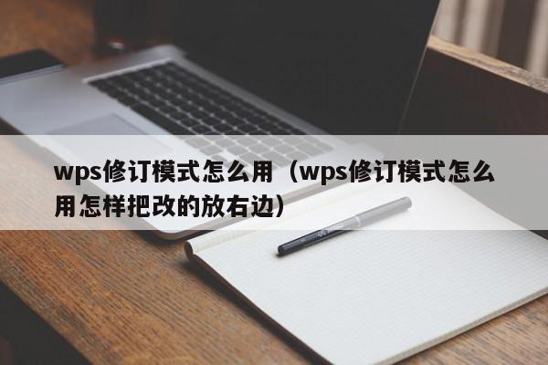 wps修订模式怎么用（wps修订模式怎么用怎样把改的放右边）