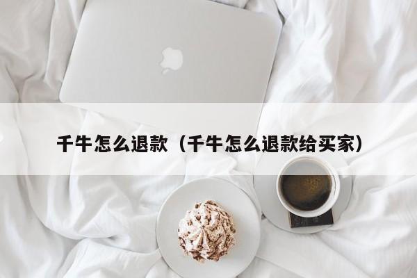 千牛怎么退款（千牛怎么退款给买家）