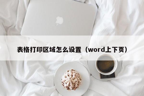 表格打印区域怎么设置（word上下页）