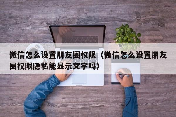 微信怎么设置朋友圈权限（微信怎么设置朋友圈权限隐私能显示文字吗）