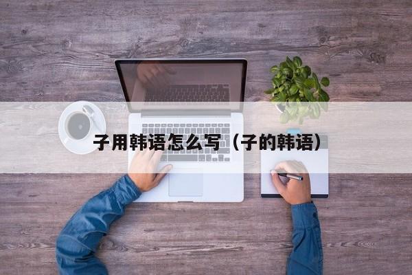 子用韩语怎么写（子的韩语）