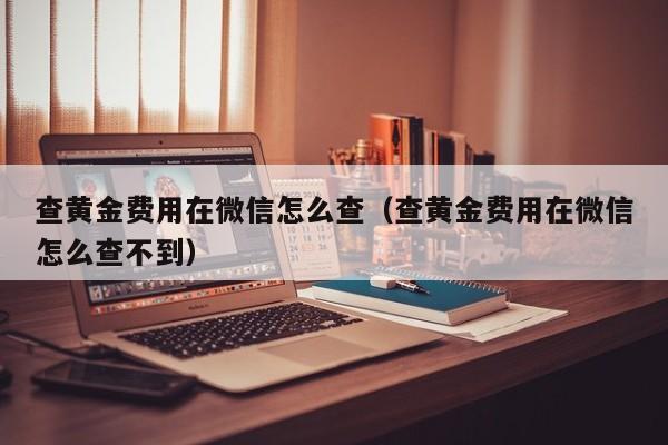 查黄金费用在微信怎么查（查黄金费用在微信怎么查不到）
