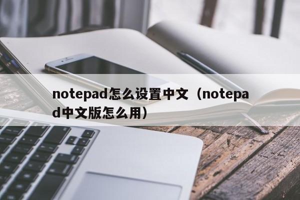 notepad怎么设置中文（notepad中文版怎么用）