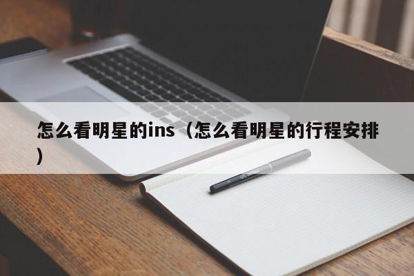 怎么看明星的ins（怎么看明星的行程安排）