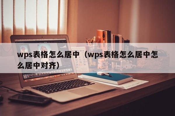 wps表格怎么居中（wps表格怎么居中怎么居中对齐）